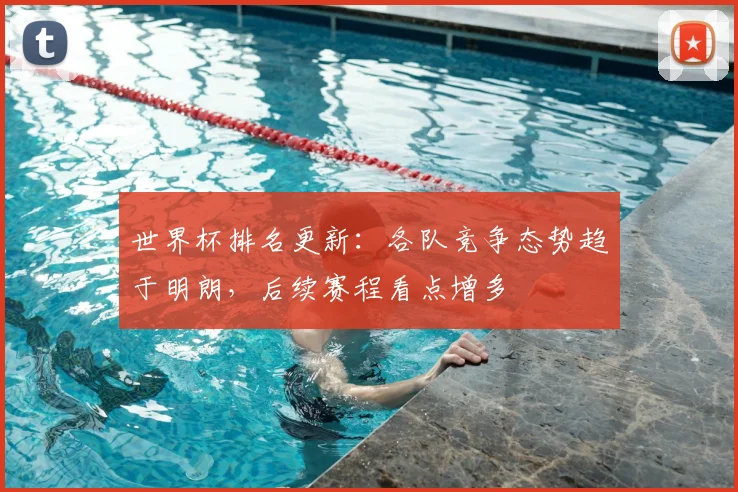 世界杯排名更新：各队竞争态势趋于明朗，后续赛程看点增多